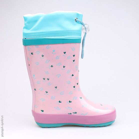 266016-11 Резиновые сапоги для девочки роз-бир фото №2