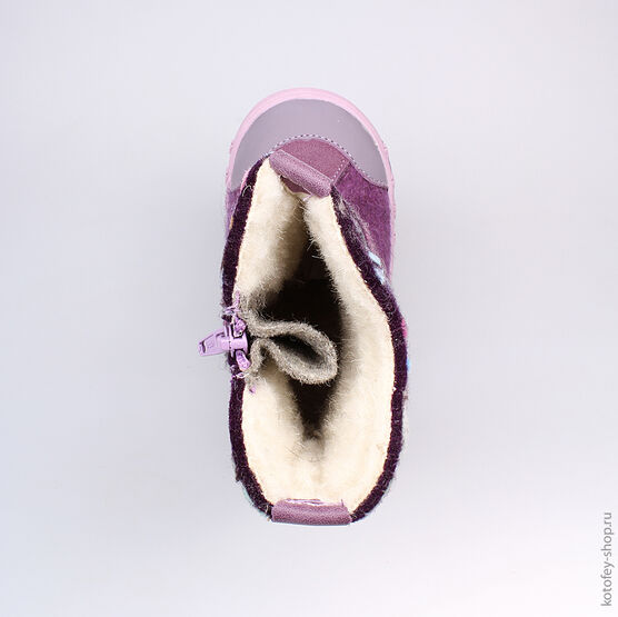 267009-41 Валенки для девочки сир-фио фото №5