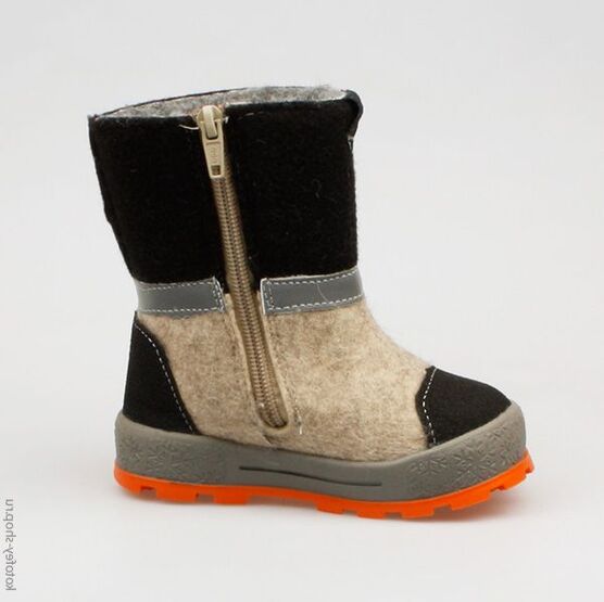267025-42 Валенки для мальчики чер-сер фото №2
