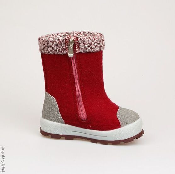 267027-41 Валенки для девочки бордовый фото №2
