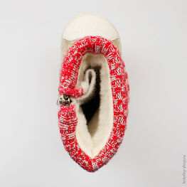 267027-42 Валенки для девочки серый фото №4