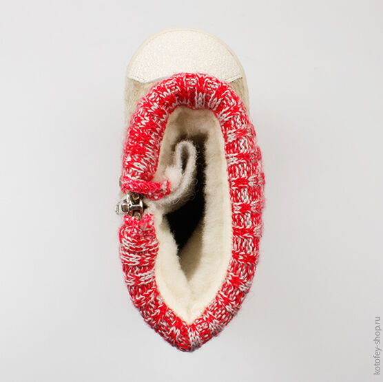 267027-42 Валенки для девочки серый фото №4