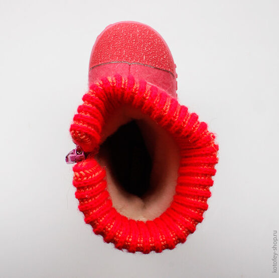 267041-44 Валенки для девочки фуксия фото №4