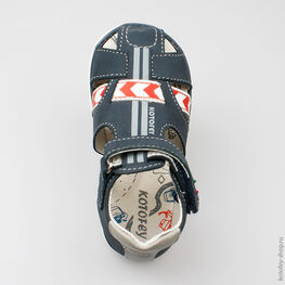 322018-21 Сандалии для мальчики светло-синий фото №4