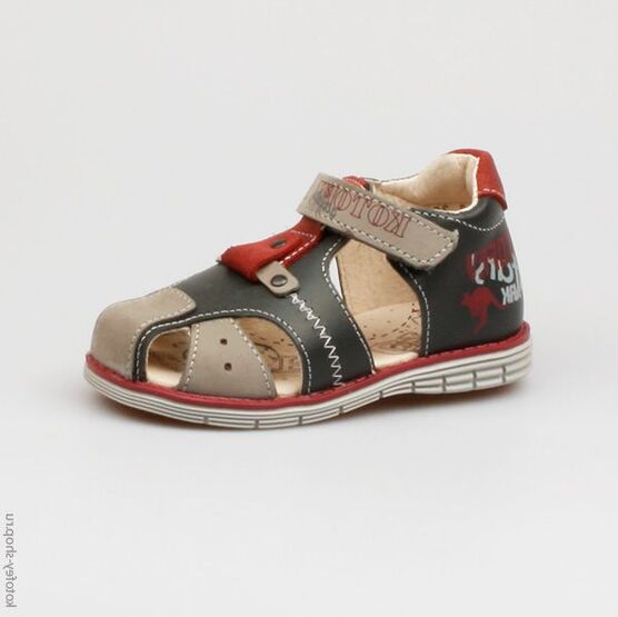 322019-22 Сандалии для мальчики сер-беж