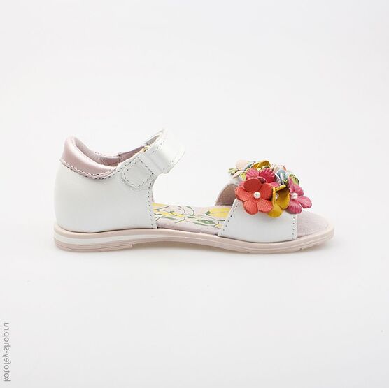 322022-22 Босоножки для девочки белый фото №2