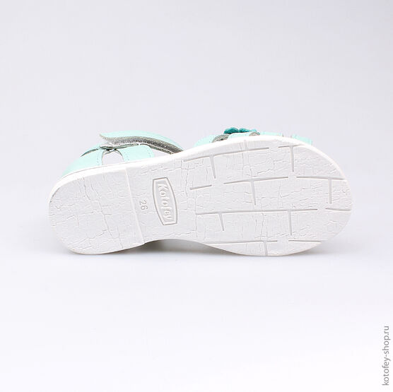 322025-22 Босоножки для девочки голубой фото №3