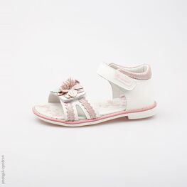 322026-21 Босоножки для девочки персиковый