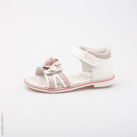 322026-21 Босоножки для девочки персиковый