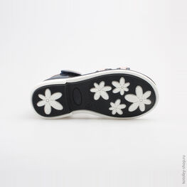 322026-22 Босоножки для девочки син-роз фото №3