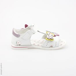 322027-21 Босоножки для девочки белый фото №2