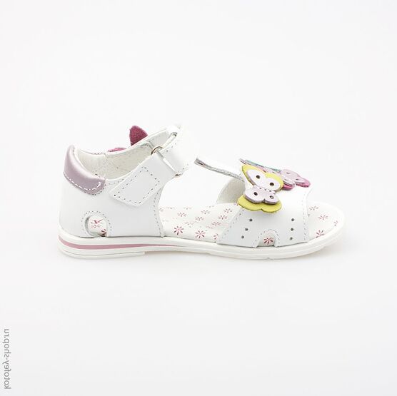 322027-21 Босоножки для девочки белый фото №2
