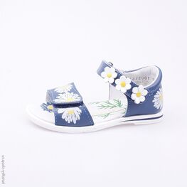 322029-21 Босоножки для девочки светло-синий
