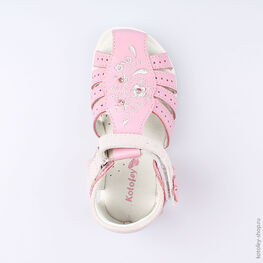 322030-21 Босоножки для девочки розовый фото №4