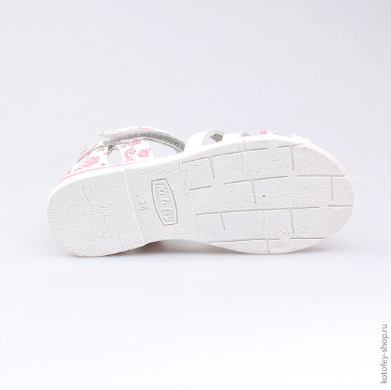 322031-21 Босоножки для девочки персиковый фото №3