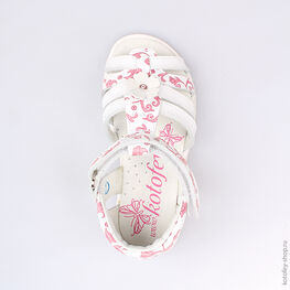 322031-21 Босоножки для девочки персиковый фото №4