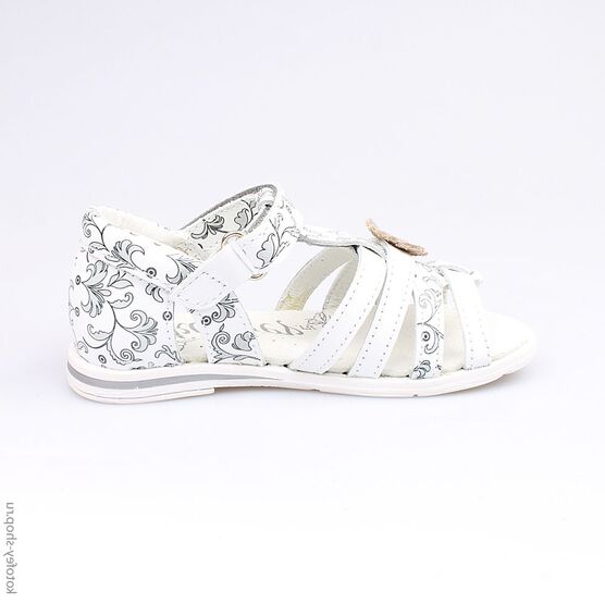 322031-23 Босоножки для девочки бел-сер фото №2
