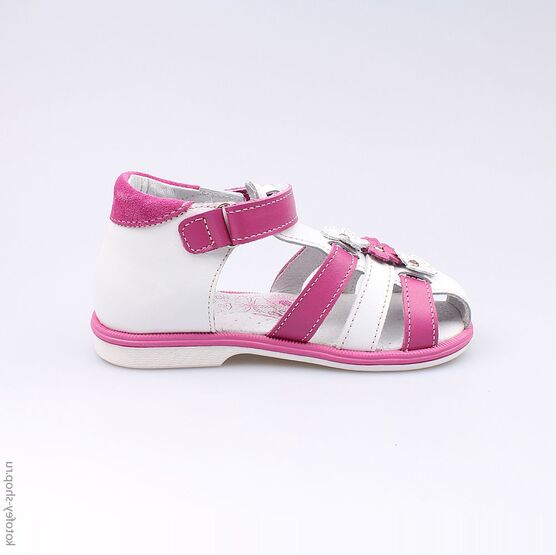 322032-21 Босоножки для девочки бел-фук фото №2