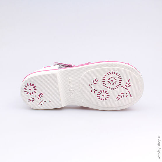 322032-21 Босоножки для девочки бел-фук фото №3