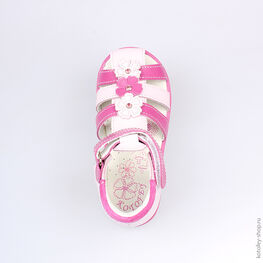 322032-23 Босоножки для девочки роз-фук фото №4