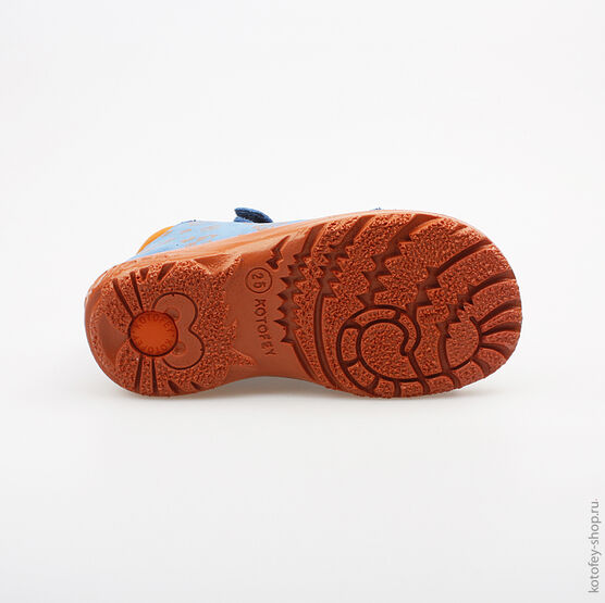 322033-22 Сандалии для мальчики син-ора фото №3