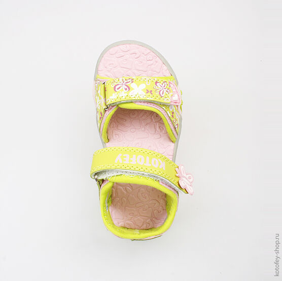 323029-14 Пляжная обувь для девочки сал-роз фото №4