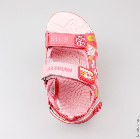 323039-11 Пляжная обувь для девочки персиковый фото №4
