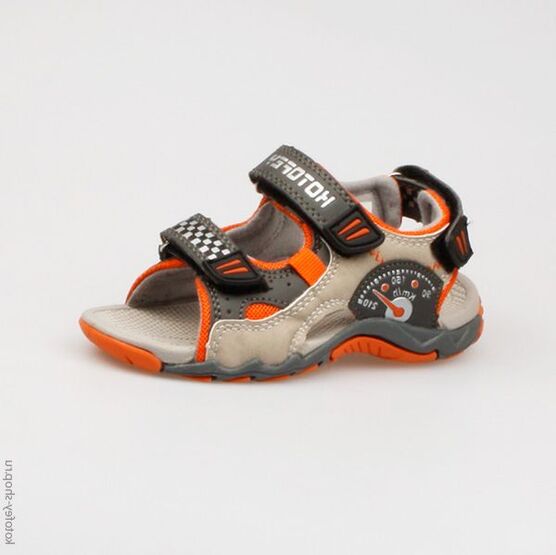 323043-13 Пляжная обувь для мальчики сер-ора