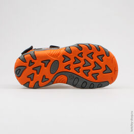 323043-13 Пляжная обувь для мальчики сер-ора фото №3