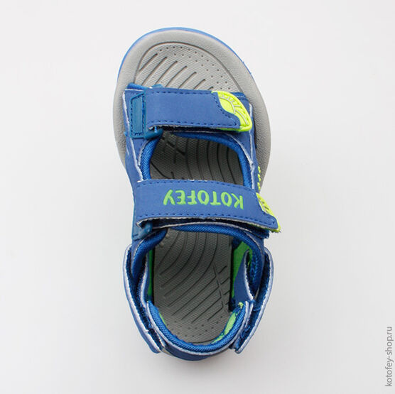 323048-11 Пляжная обувь для мальчики син-сал фото №4