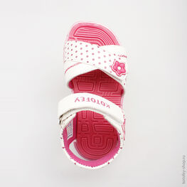 323051-11 Пляжная обувь для девочки бел-фук фото №4