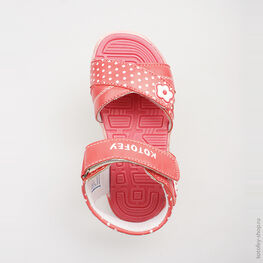 323051-12 Пляжная обувь для девочки коралл фото №4