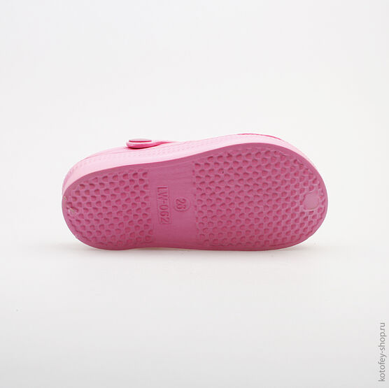 325023-01 Пляжная обувь розовая для девочки розовый фото №3