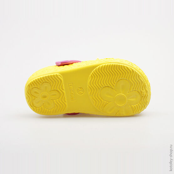 325024-01 Пляжная обувь желтая для девочки желтый фото №3