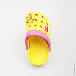 325024-01 Пляжная обувь желтая для девочки желтый фото №4