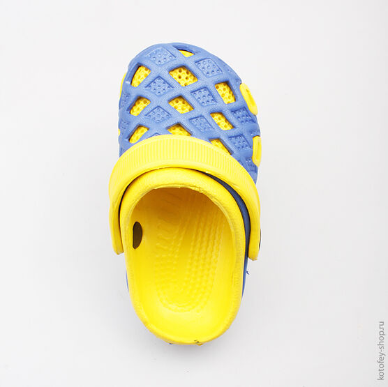 325026-01 Пляжная обувь сине-желтая для мальчики син-жел фото №4