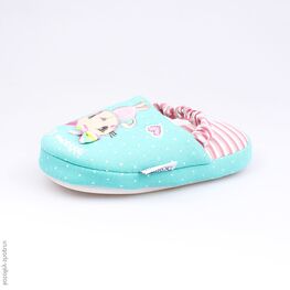 331010-11 Тапочки голубые для девочки голубой