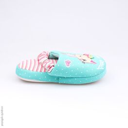 331010-11 Тапочки голубые для девочки голубой фото №2