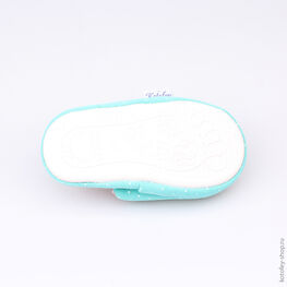 331010-11 Тапочки голубые для девочки голубой фото №3