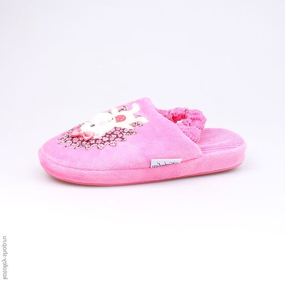 331013-11 Тапочки розовые для девочки розовый