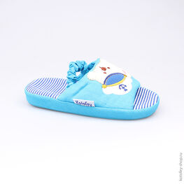 331014-11 Тапочки голубые для мальчики голубой
