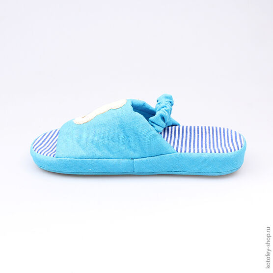 331014-11 Тапочки голубые для мальчики голубой фото №2