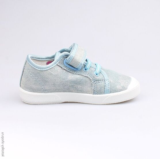 331016-11 Кеды для девочки голубой фото №2