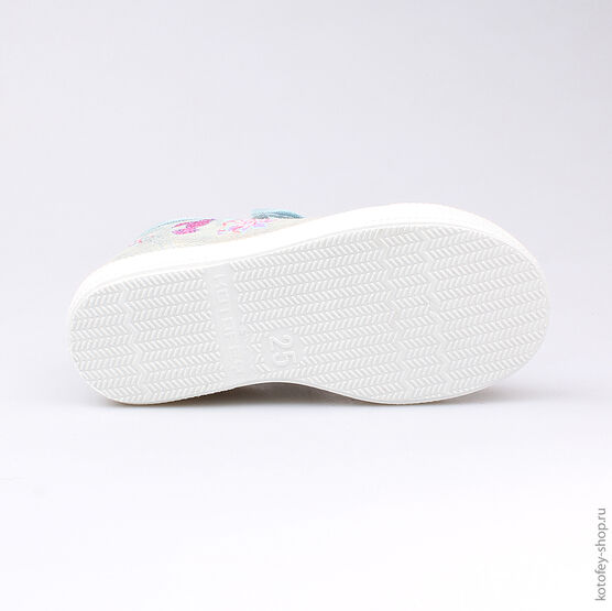 331016-11 Кеды для девочки голубой фото №3