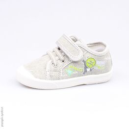 331018-12 Кеды для мальчики сер-зел