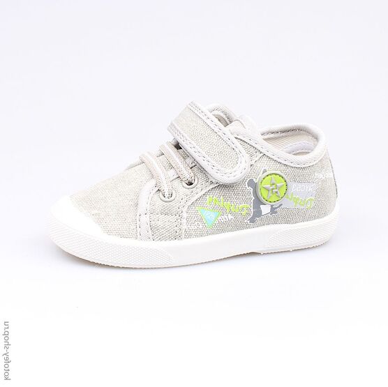 331018-12 Кеды для мальчики сер-зел
