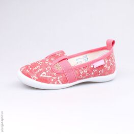 331033-12 Текстильная обувь для девочки коралл