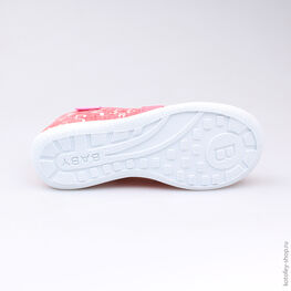 331033-12 Текстильная обувь для девочки коралл фото №3