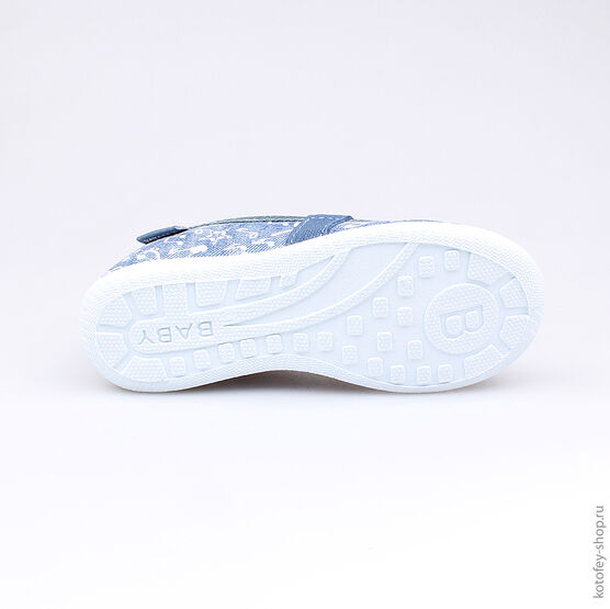 331033-13 Текстильная обувь для девочки светло-синий фото №3