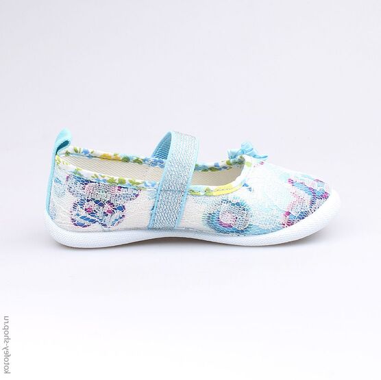 331034-11 Текстильная обувь для девочки голубой фото №2